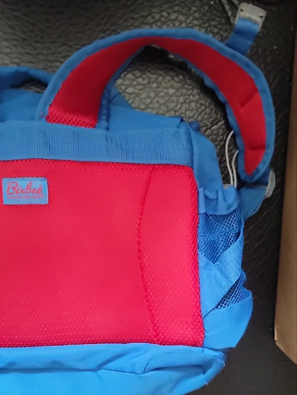 Bixbee Cute Rocketflyer Blue and Red Airplane Backpack